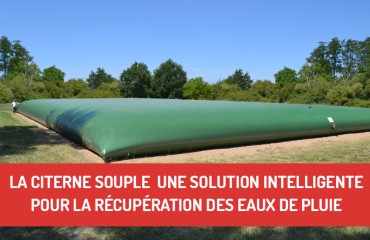 La citerne souple : une solution intelligente pour la récupération des eaux de pluie